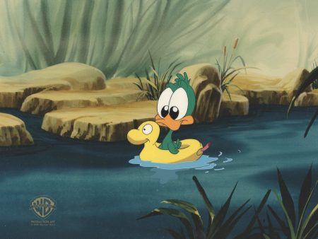 Tiny Toons Original Production Cel: Plucky Duck For Cheap