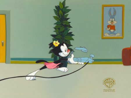 Animaniacs Original Production Cel with Matching Drawing: Dot Online Sale