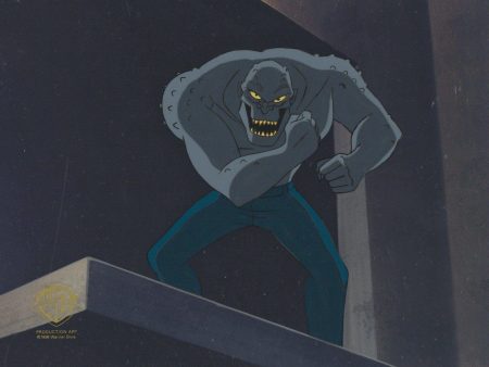 Batman The Animated Series Original Production Cel:  Killer Croc Supply