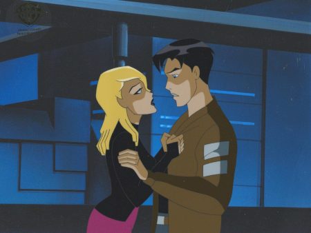 Batman Beyond Original Production Cel: Melanie Walker and Terry McGinnis Online Hot Sale