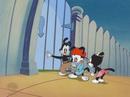 Animaniacs Original Production Cel: Yakko, Wakko and Dot Discount