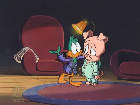 Tiny Toons Original Production Cel: Plucky and Hamton J. Pig Online now