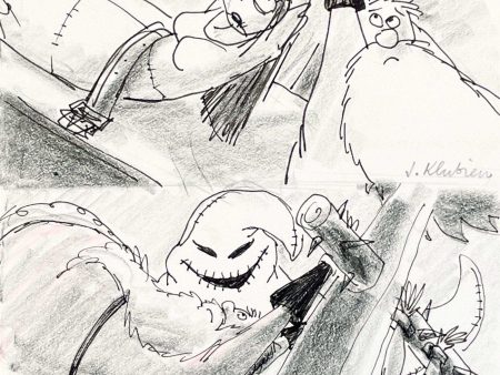 The Nightmare Before Christmas, Original Storyboard: Sally, Oogie Boogie and Santa Online Sale