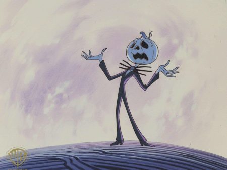 Tiny Toons Original Production Cel: The Pumpkin Guy ( Parody Jack Skellington) Hot on Sale