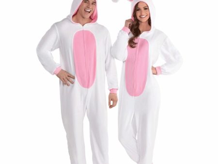 Adult Easter Bunny Zipster Dress-Up L Xl Hot on Sale