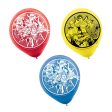 Justice League Heroes Unite Latex Balloon 12in, 6pcs For Sale