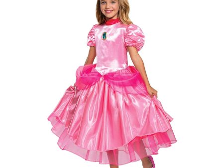 Child Princess Peach Deluxe Costume on Sale