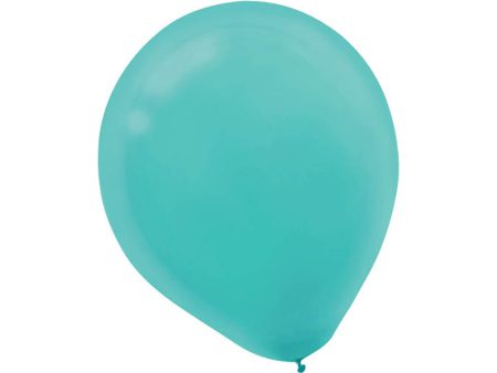 Robins Egg Blue Latex Balloon 12in, 15pcs Supply