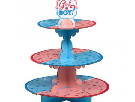 Girl Or Boy Treat Stand Cardboard on Sale