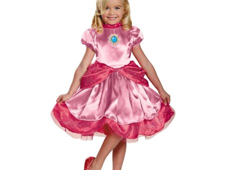 Toddler Princess Peach Deluxe Costume Online now